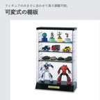 Isetou Acsta I-238 Figure Case Collection Case A403 Clear Black Width 8.7 x Depth 4.0 x Height 13.6 inches (22.1 x 10.1 x 34.6 cm) Adjustable Height Medium Size Figure Storage Figures Display Acrylic