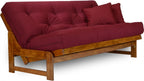 Arden Futon Frame - Full Size (Frame Only), Solid Wood Construction
