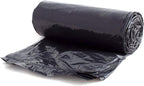 Aluf Plastics Heavy Duty 55 Gallon Trash Bags - (Large 200 Pack/w Ties) - 2 MIL Industrial Strength Plastic Drum Liners 38' x 58' Professional Black Garbage Bags for Construction, Contractors