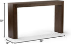 Plank+Beam Contour Console Table, 56 Inch, Walnut