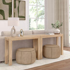 Plank+Beam Modern Console Table, 46 Inch, Blonde