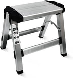 Folding Step Stool Small Foldable Step Stool One Step Ladder with 330 lb Large Loading Capacity for Kitchen, Bathroom, Closet, Garage, Garden