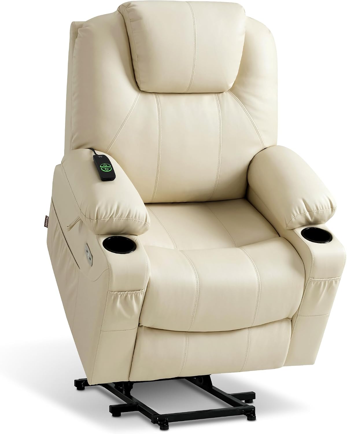 MCombo Power Lift Recliner Chair for Elderly, Heat and Massage 7040(Medium)