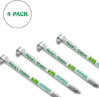 Greenscapes Metal L Stakes – 12-Pack (4 Bundles of 3) Heavy-Duty Garden Anchoring Stakes for Landscaping, Tents & Outdoor Projects