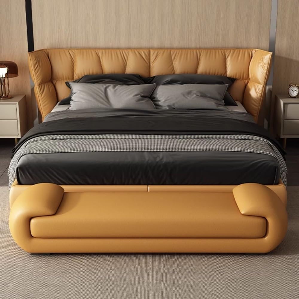 Modern Bed End Stool Bedroom Long Sofa Master Living Room Bedside Shoe Bench Entryway(Gris,Large)