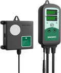 Inkbird ICC-510 CO2 Controller CO2 Meter Dual Plug Carbon Dioxide Controller Fit with CO2 Regulator and Inline Exhaust Fan for Grow Tent, Grow Room, Greenhouse, Grower