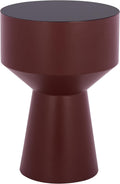SAFAVIEH Home Collection - Sumiko Accent Table with Black Glass Top & Bordeaux Iron Base, Modern Sculptural Side Table, Fully Assembled (ACC3233B)