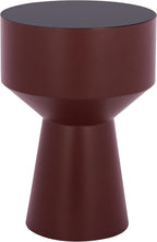 SAFAVIEH Home Collection - Sumiko Accent Table with Black Glass Top & Bordeaux Iron Base, Modern Sculptural Side Table, Fully Assembled (ACC3233B)