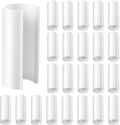Jetec 32 Pcs PVC Pipe Clips Pool Cover Clamps for Above Ground Pool Greenhouses, Row Covers, Garden, Shelters, Bird Protection, 2.4 Inch Long(for 3/4 Inch PVC Pipe,White)