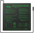 iPower GLHTMTM-A 20" x 20" Waterproof Durable Seedling Heat Mat Warm Hydroponic Plant for Indoor Gardening Germination Starting, black