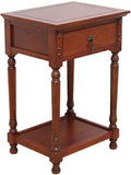 Telephone Table, American Bedside Table with Drawers,The Sofa Beside The Cabinet,Solid Wood Side Table,Living Room Flower Rack,Fish Tank Rack,Telephone Side Table