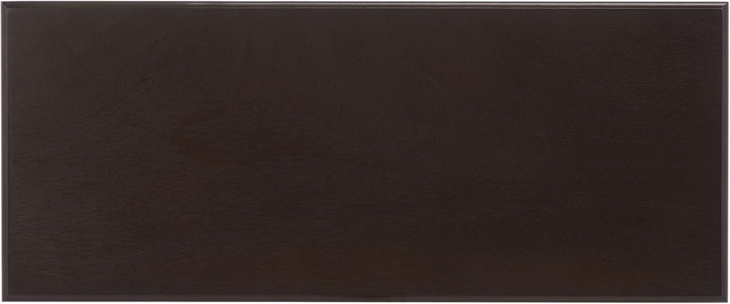 SAFAVIEH Furniture - Tinsley Rectangle Console Table - Dark Chocolate - Solid Wood - Farmhouse Turned-Leg Design - Ideal for Entryway, Living Room, Hallway, 28" W x 11.75" D x 28" H (CNS5724D)