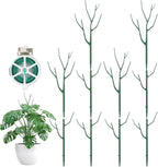 10 Pack Stackable Plant Support Stakes, Climbing Plant Support Structures for Monstera, Pothos, Philodendron Garden Plant Stakes for Indoor Outdoor Plants