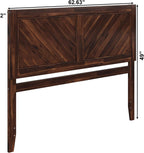 AFI, Canyon Queen Solid Wood Rustic Farmhouse Headboard, Barnwood