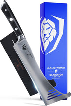 Dalstrong Spatula Knife Hybrid Utensil - 8 inch - Gladiator Series Elite - High Carbon German Steel Kitchen Knife - G10 Handle - Multi-Purpose - BBQ, Chop, Slice, Grill, Flip - Sheath - NSF Certified