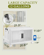 OlarHike 48QT Storage Bins with Lids for Home, Office, Closet, Dorm, 6 Pack