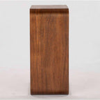 C-Shape Wooden Side Table – Multi-Functional for Living Room, Bedroom & Home Office, 23" Tall, Easy to Maintain