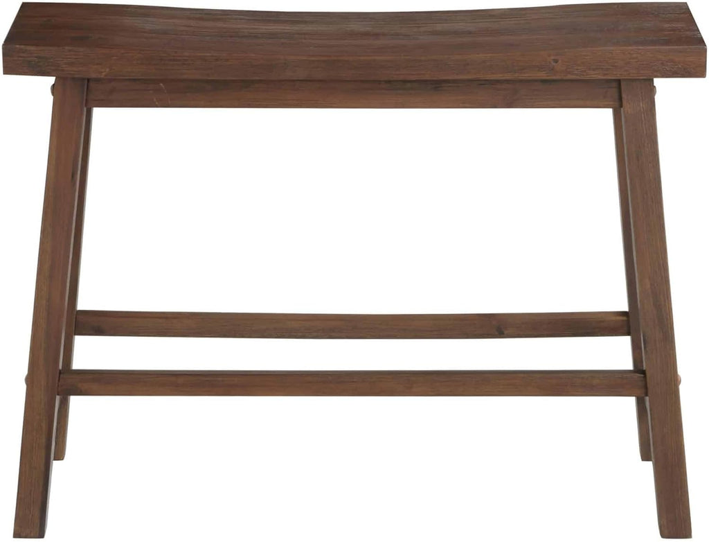 Boraam Sonoma Backless Bench - Chestnut Wire-Brush