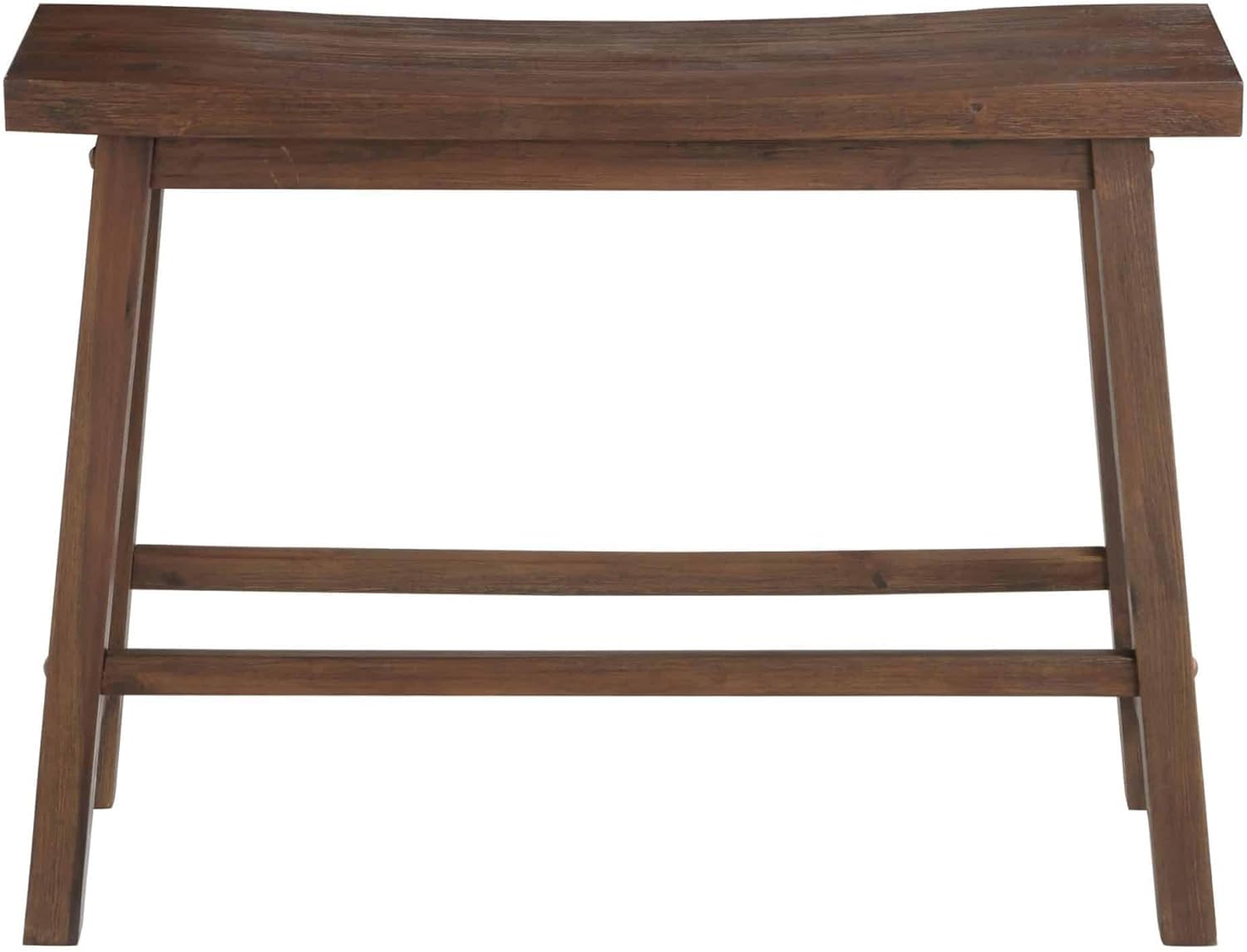 Boraam Sonoma Backless Bench - Chestnut Wire-Brush