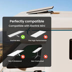 for Starlink Mini Mount,Starlink Mini Car Mount with Anti-Theft Car Mounting Kit for RV Trailer Yacht (Aluminum Made)