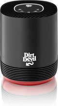 Dirt Devil Air Purifier, Powerful HEPA Filter with 360 Degree Air Intake, Neutralize Odor, Captures 99.97% of Particles, Dust, Pollen, Pet Dander and Smoke, Air Purifiers for Home