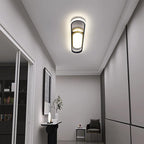 Tioolo Modern LED Flush Mount Ceiling Lights Dimmable LED Ceiling Lamp with Remote Control 2.3ft Acrylic Linear Ceiling Lighting Fixtures for Living Room Kitchen Dining Room Bedroom (40W/3000-6500K)
