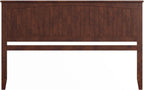 AFI, Nantucket King Solid Wood Panel Headboard, Walnut