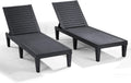 Nestl Lounge Chair Outdoor, Tanning Chair, Chaise Lounge Outdoor Set of 2