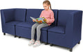 FDP Kid Comfort Collective Modular Corner Chairs with Sofa, 3-Piece Set - Navy