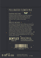 Bentley Pollinator Wildflower Mix, 25 Non-GMO Non-Coated Packets for Garden Planting, Help Butterflies and Pollinators, Beautiful Gift