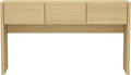 Manhattan Comfort Linda Modern Console Table with 3 Storage Drawers – 60" Narrow Entryway Stand for Living Room, Hallway, or Dining Room – Wood Grain Accent Furniture, Natural Oak
