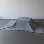 Kotatsu Blanket, Kotatsu Futon, Reversible 100% Polyester Fabric Material, Home and Living, Blanket for kotatsu Heater… (Dark Gray, Square)