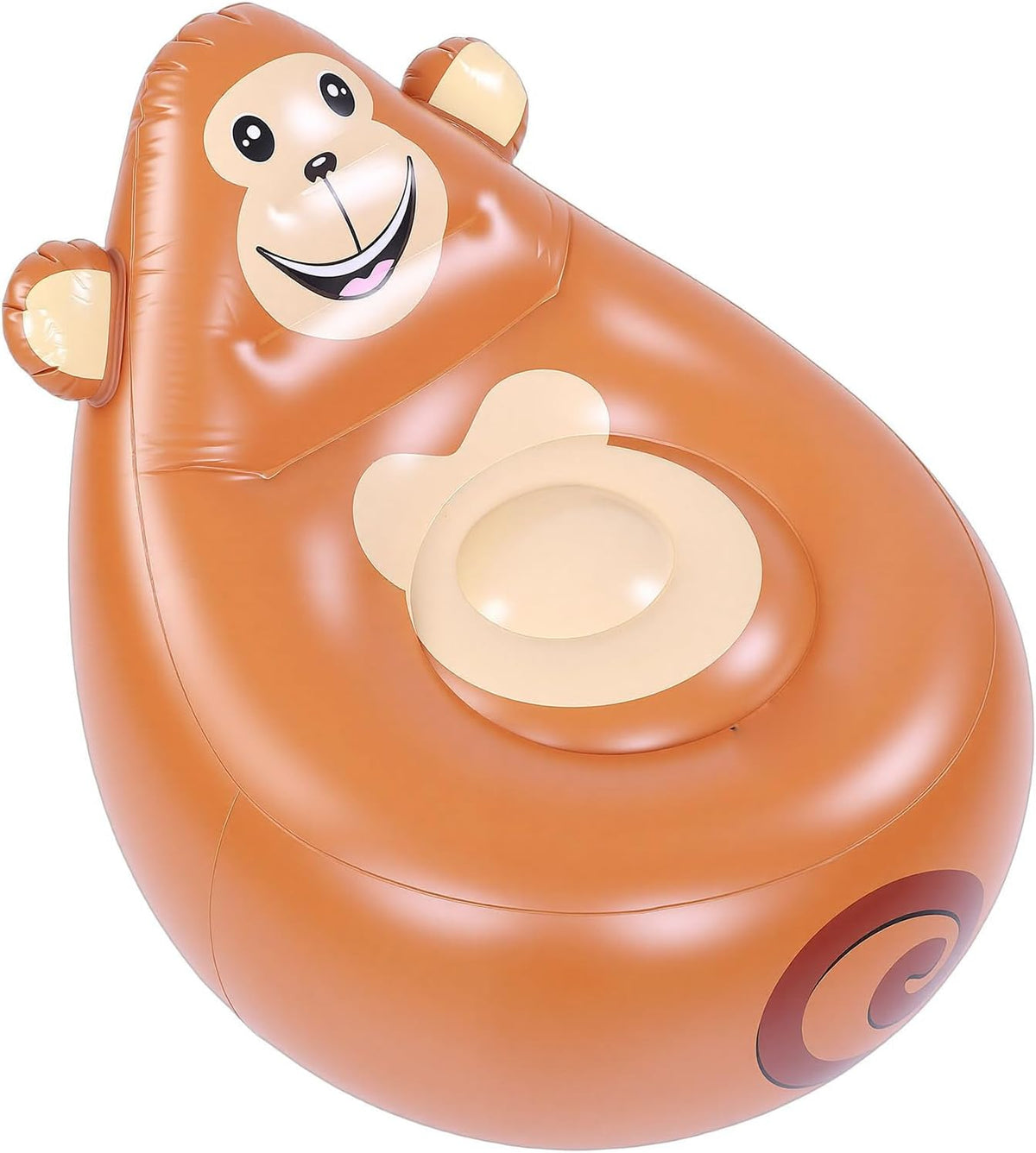 Dpofirs Inflatable Chair, Animal Shaped Portable Blow Up Sofa with Soft Skin Friendly and Sturdy Air Filled Design for Camping Patio Beach Travel