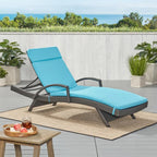 52005.00CUSH-CAR (2PCS) Salem Outdoor Chaise Lounge Cushion (Without Chaise Lounge) (Blue)
