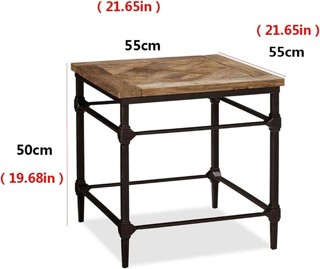 Retro end Table, Solid Wood Tables, Mid-Century Modern Style End Tables, Small Tables for Living Room