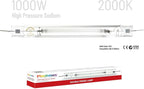 UltraGrow – Classic 1000W DE Double Ended HID Grow Light System with HID Bulb, Dimmable Ballast for Indoor Growing (Classic Controller & HPS)