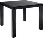 Oak Finish End Table – Sturdy, Water-Resistant, Minimalist, Easy Assembly for Small Spaces, 20” W x 20” D x 17.5” H (Black Oak)
