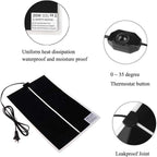 KABASI Reptile Heating Pad, 20W 16.5x11 inch Waterproof Reptile Heat Pad Under Tank Terrarium with Temperature Control, Safety Adjustable Reptile Heat Mat for Turtle, Tortoise, Snakes, Lizard, Gecko