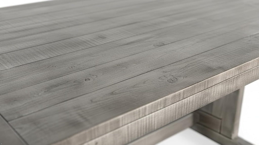 Pemberly Row Contemporary Wood Rectangular Dining Table, Gray Finish, 30''Hx60''Wx38''D, Sleek Minimalist Design, Sturdy Durable Construction, Modern Style Dining Room Table for Small Spaces