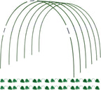MAXPACE Greenhouse Hoops for DIY Grow Tunnels Less Than 2.7ft Wide, Rust-Free Fiberglass Support Hoops Frame for Garden Fabric, Plant Support Garden Stakes, Gardening Supplies, 25pcs