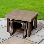 American Furniture Classics Gliding Ottoman in Weatherwood/Tudor Made in the USA