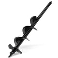 SYITCUN Auger Drill Bit for Planting - 4"X24" Heavy-Duty Auger Post Hole Digger for Fence- 3/8" Hex Drive Drill