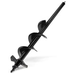 SYITCUN Auger Drill Bit for Planting - 4"X24" Heavy-Duty Auger Post Hole Digger for Fence- 3/8" Hex Drive Drill