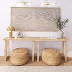Plank+Beam Classic Console Table, 46 Inch, Blonde | Non-Toxic Finishes, Versatile Design, Elegant Details, Easy Assembly, Quick Setup, Solid Wood