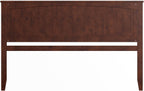 AFI, Nantucket King Solid Wood Panel Headboard, Walnut
