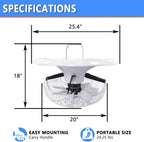 Vertical Ventilation Airflow Fan - Greenhouse Axial Circulation VF500-FloFan 120 Volt