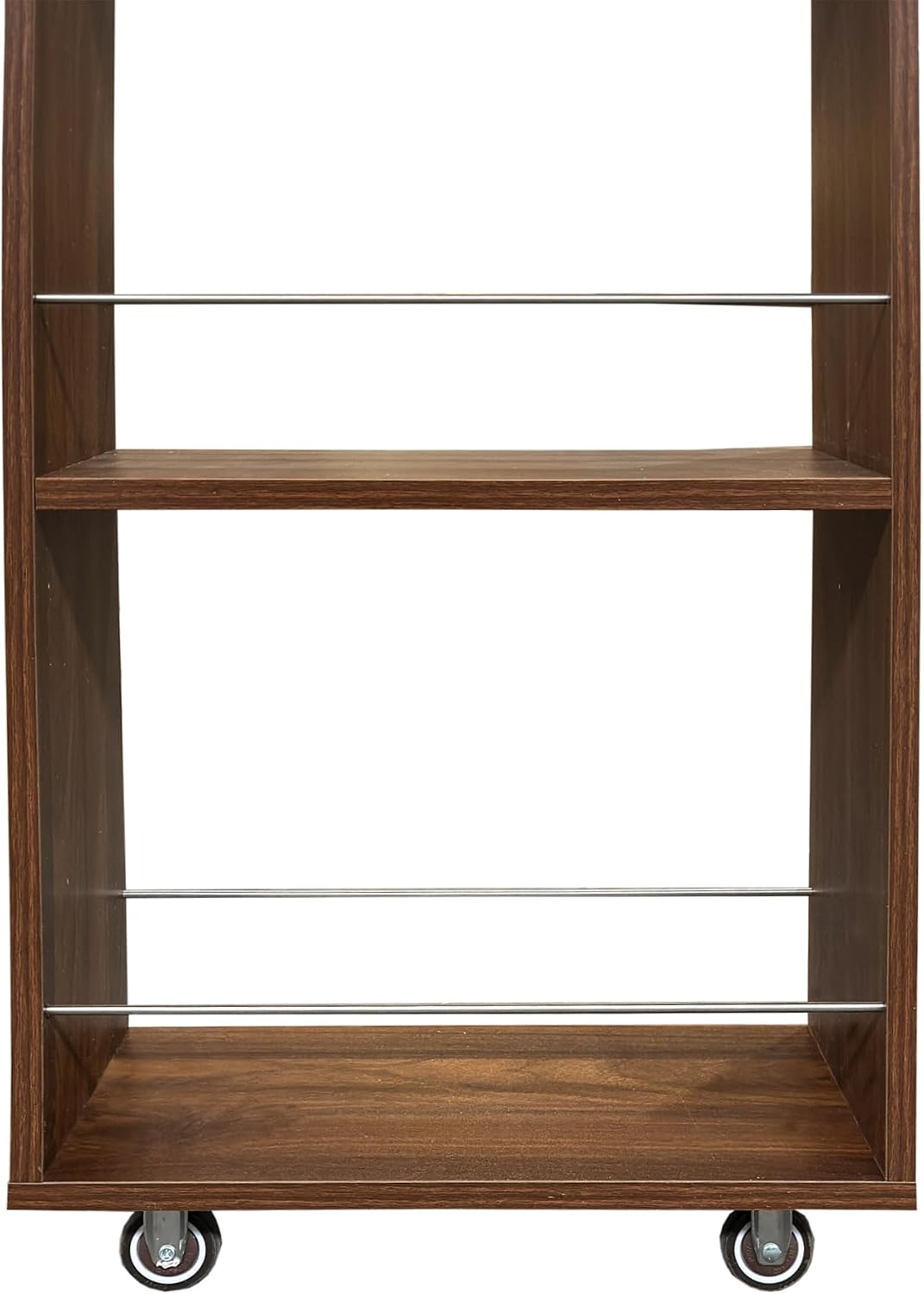 KEIKI 7 Tier Pull-Out Kitchen Pantry Storage Cabinet, Multi-Tier Single-Sided Open Shelf, Spice Rack Next to Fridge, Wood Hutch Food Pantries Cupboard for Coffee Bar, Dining Room, Narrow Spaces