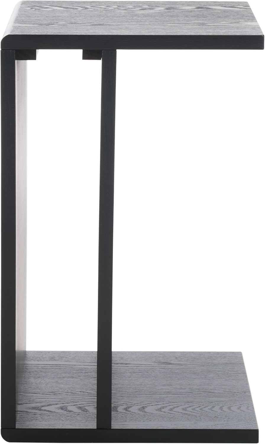 SAFAVIEH Home Collection Aeon Black C-Shape End Table