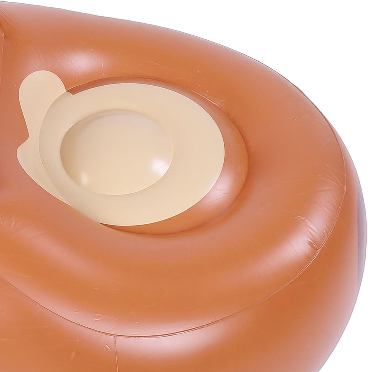 Dpofirs Inflatable Chair, Animal Shaped Portable Blow Up Sofa with Soft Skin Friendly and Sturdy Air Filled Design for Camping Patio Beach Travel