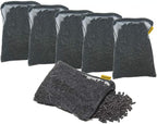 6 lbs Carbon Charcoal Filter Media Pellets in 6 Mesh Bags for Aquarium Fish Tanks